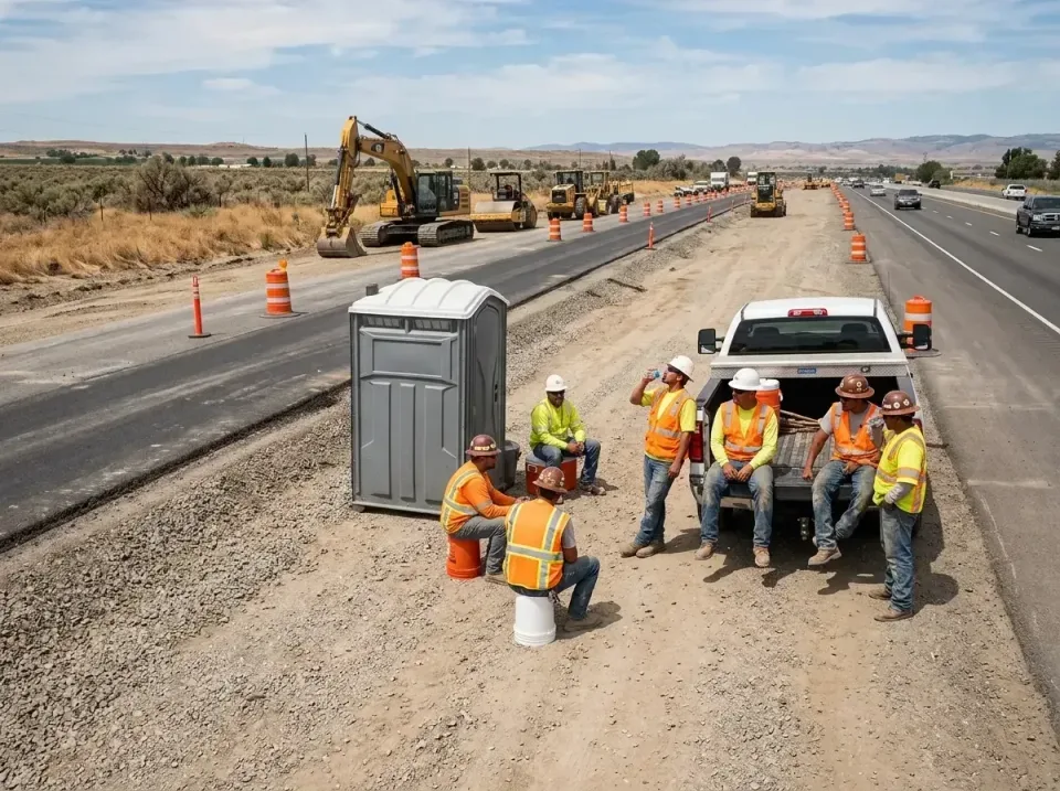 highway-road-construction-crew-007 — frequently asked questions, Porta Potty and Restroom Rentals in Bakersfield, CA
